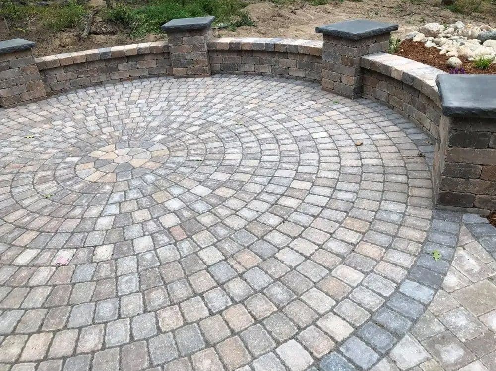 Circular Patio Construction image